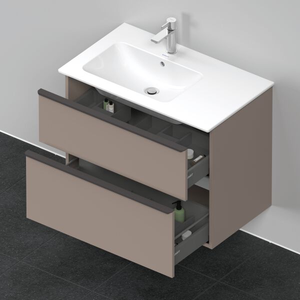 Armadio sottolavabo Duravit D-Neo Basalto opaco image number 3