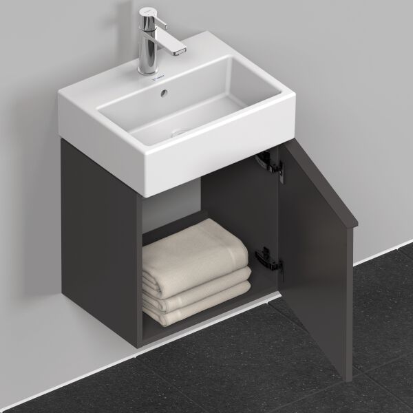 Meuble sous-lavabo Duravit D-Neo Graphite mat image number 3