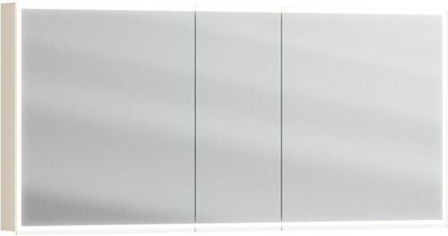 Armadio a specchio Alterna luuna LED plus con illuminazione inferiore/superiore Linen Colore della luce variabile in continuo 2700-6500 K