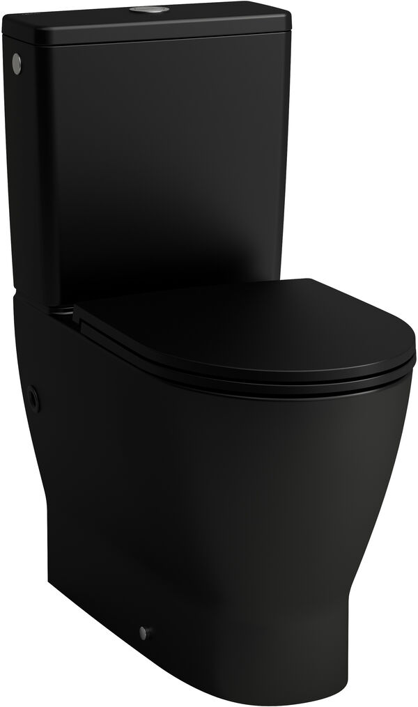 Stand-Klosett Laufen Moderna S rimless Schwarz matt image number 0