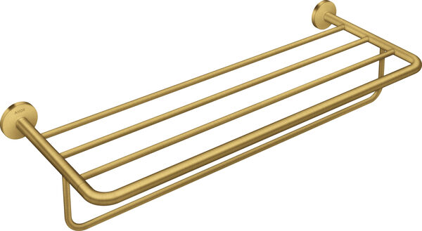 Porte-serviettes multi-barres Axor Universal Circular Brushed gold optic image number 0