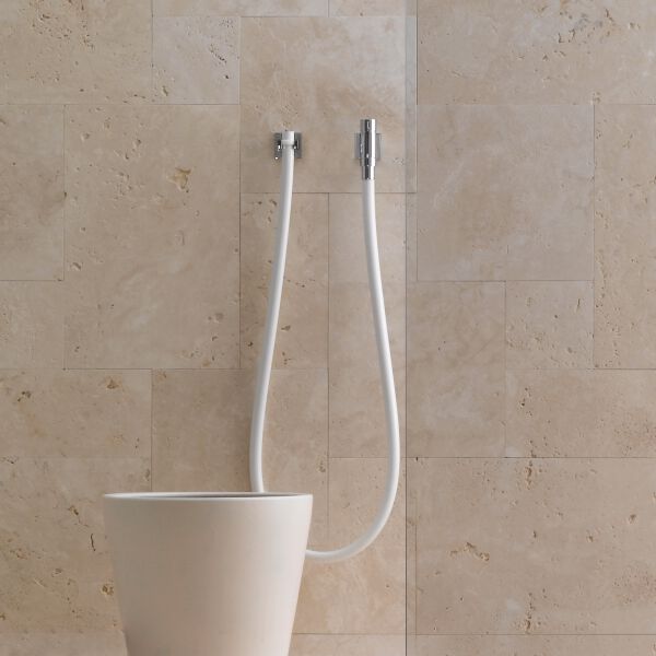 Wandanschlussbogen Dornbracht mit Ventil Water Tube Kneipp Dark Platinum matt image number 2