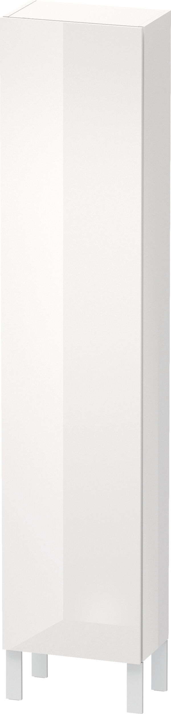 Armoire haute L-Cube Blanc brillant image number 0