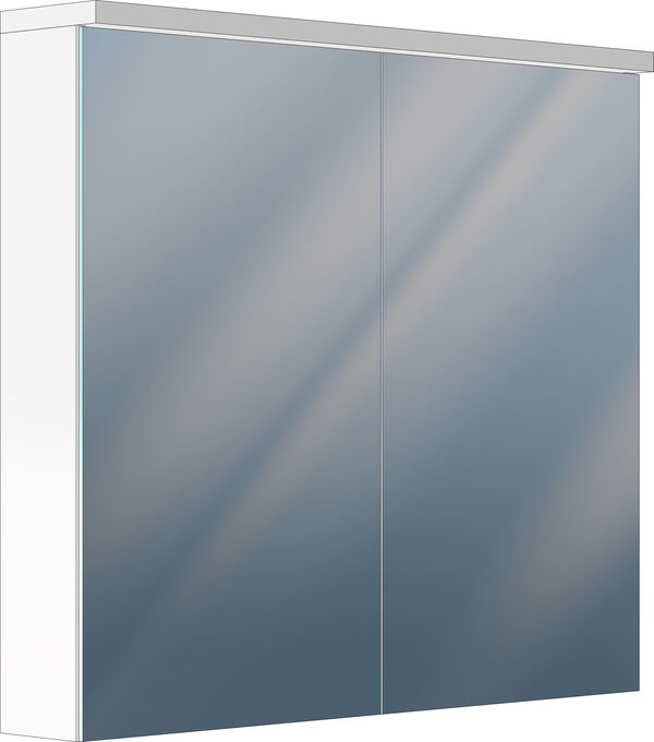 Spiegelschrank Sidler Essenza LED mit Unterleuchte Weiss Lichtfarbe Warmweiss 3000 K image number 0