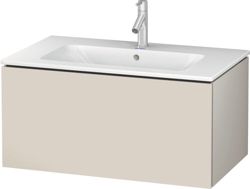 Waschtischmöbel L-Cube Taupe