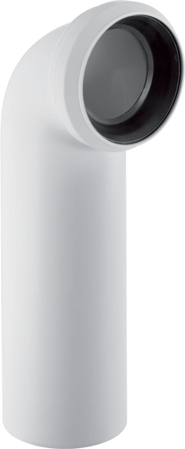 Curva di scarico Geberit Euro D. 110 mm, per vaso Pola 90 gradi, 35 cm  image number 0