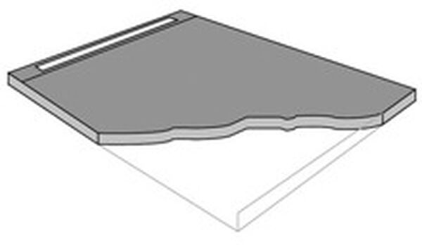 &Eacute;l&eacute;ment de douche Wedi Riolita/Muro plain-pied image number 0