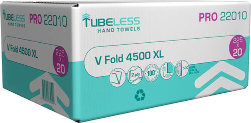 Serviettes Pura Premium, pliage en V