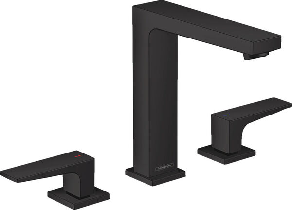 Batterie 3-trous Hansgrohe Metropol noir mat image number 0