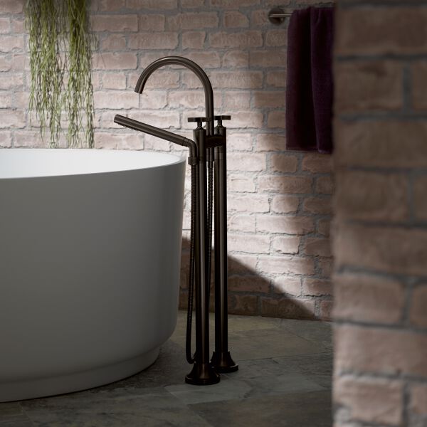 Badebatterie Dornbracht Vaia &frac12;" Messing geb&uuml;rstet image number 2