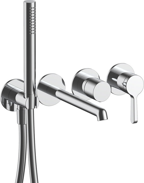 Bademischer-Endmontageset Fantini Torino Verchromt image number 0