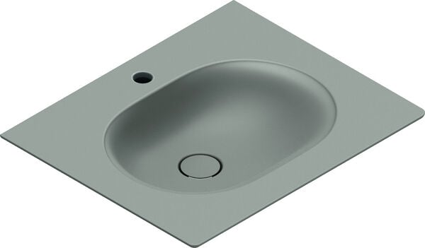 Waschtisch Catalano Sfera, Armaturenloch, 60 x 50 cm, ohne &Uuml;berlauf, Befestigungsmaterial image number 0