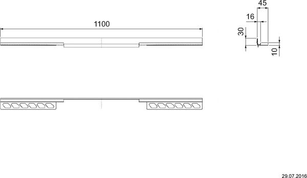 Duschrinne Schaco Cerawall Individual rotgold matt image number 1