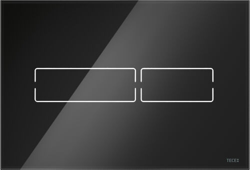 Plaque de déclenchement Tece Lux Mini noir