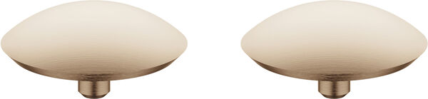 Zierrosetten Dornbracht Light gold geb&uuml;rstet image number 0