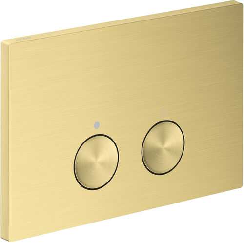 Betätigungsplatte Axor FlushPlate brushed brass