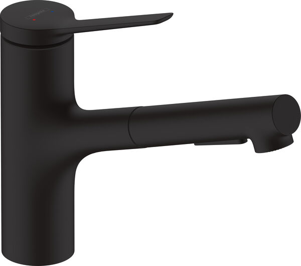 Spültischmischer Hansgrohe Zesis, Schwenkauslauf, A 219 mm, 150°, Auszugbrause, 2-jet, sBox lite, image number 0