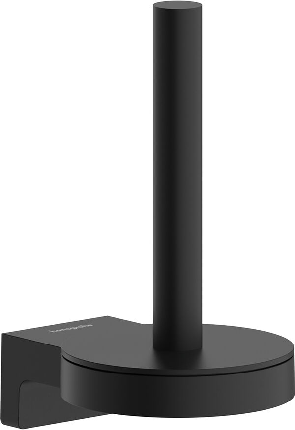 Porte-rouleau de r&eacute;serve Hansgrohe AddStoris S Noir mat image number 0