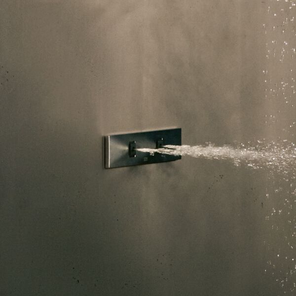 Pomme de douche lat&eacute;rale Dornbracht Water Fan &agrave; encastrer Chrome matt image number 2