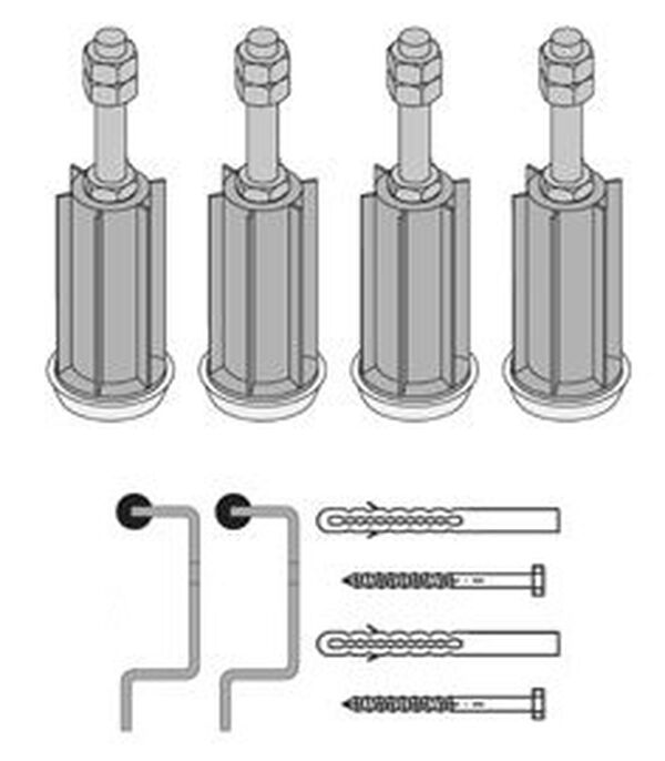 Set de pieds pour baignoires Schmidlin image number 0