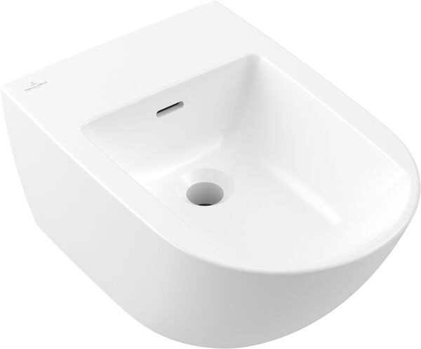 Bidet sospeso Villeroy & Boch Subway 3.0, con foro per rubinetteria con troppopieno image number 0