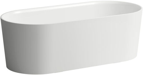 Badewanne Laufen Val, freistehend 160 x 75 cm Weiss