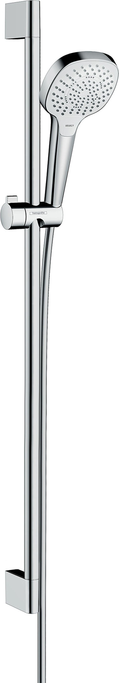 Garniture de douche Hansgrohe Croma Select E Multi Chrom&eacute;-blanc