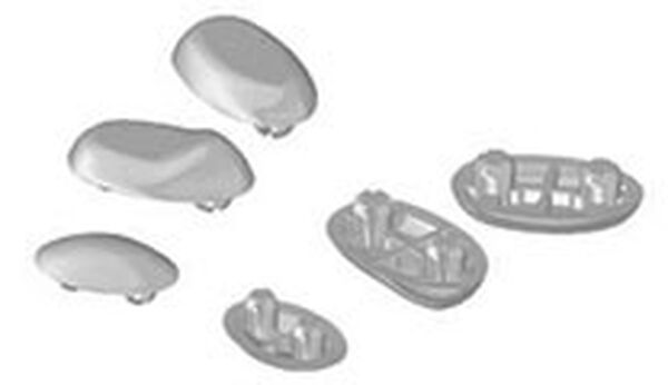 Jeu de tampons Keramik Laufen Riva image number 0