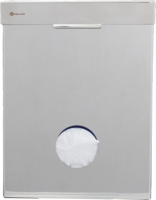 Abfallbeh&auml;lter mit Hygienebeutelspender Nosag Edelstahl glanz image number 0