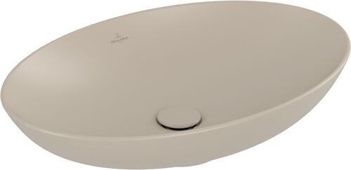 Lavabo d'appoggio Villeroy & Boch Loop & Friends Almond opaco Cleaneffekt