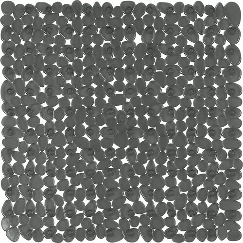 Tapis fond de douche Spirella Riverstone gris foncé