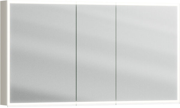 Armoire de toilette Alterna luuna LED plus avec &eacute;clairage inf&eacute;rieur/sup&eacute;rieur Pebble grey Couleur de lumi&egrave;re r&eacute;glable en continu 2700-6500 K image number 0