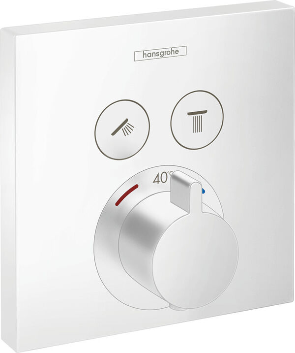 Sistema da doccia Hansgrohe Shower Select, termostato ½" DN20 ½", 2 uscite tramite pulsanti image number 0