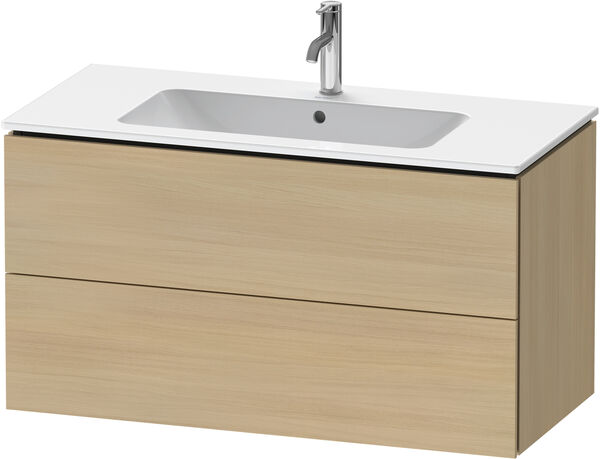 Meuble sous-lavabo L-Cube Chêne méditerranéen image number 0