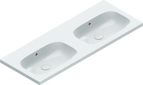 Lavabo doppio Alterna dinea 120 x 46 cm bianco Cleaneffekt