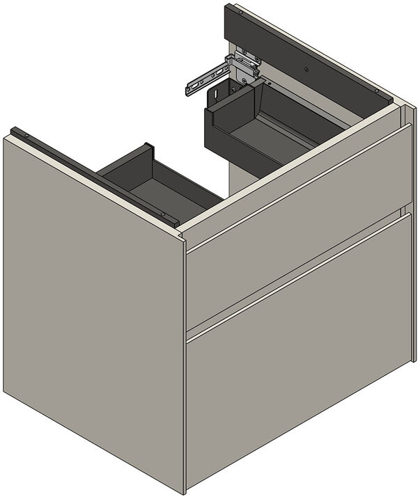 Meuble sous-lavabo Alterna meda S Pebble grey image number 0