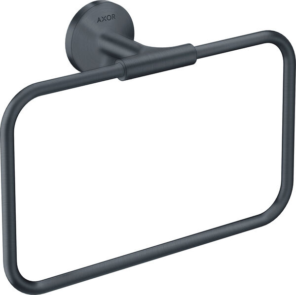 Porte-linge &agrave; anneau Axor Universal Circular Brushed black chrome image number 0