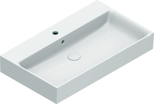 Lavabo d'appoggio Alterna elena 80 x 47 cm Bianco Cleaneffekt