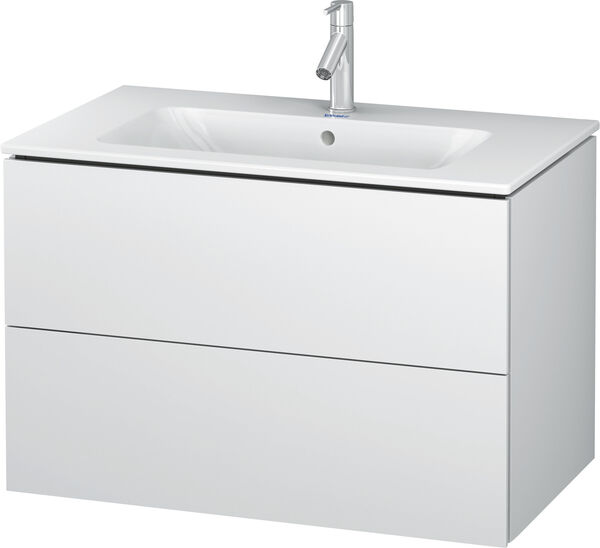 Waschtischmöbel L-Cube weiss matt image number 0
