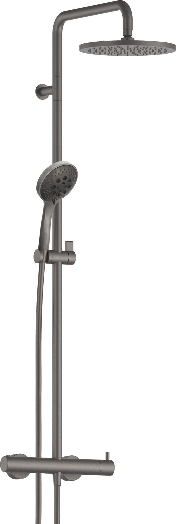 Showerstation Fantini Torino Matt gun metall PVD image number 0