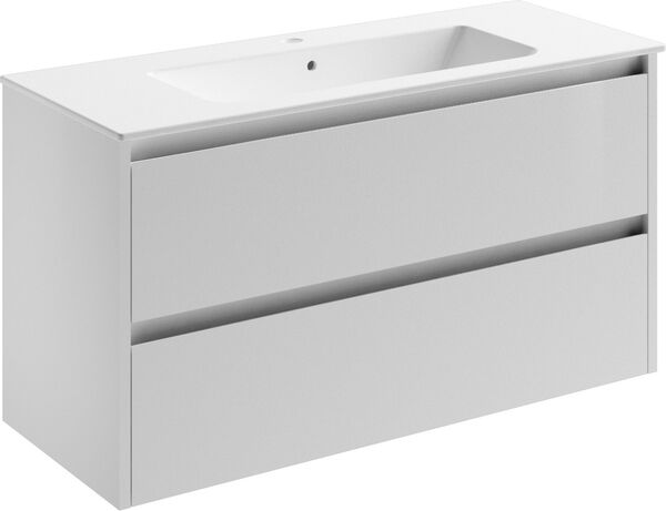 Waschtischkombination Alterna progetto 46 weiss hochglanz image number 0