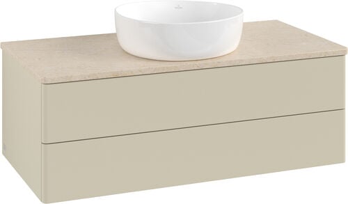 Meuble sous-lavabo Villeroy & Boch Antao Silk grey matt