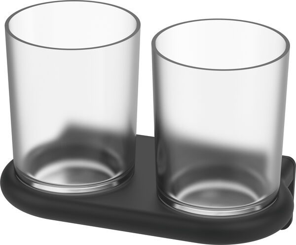 Doppelglashalter Bodenschatz Nia Adesio Schwarz matt image number 0