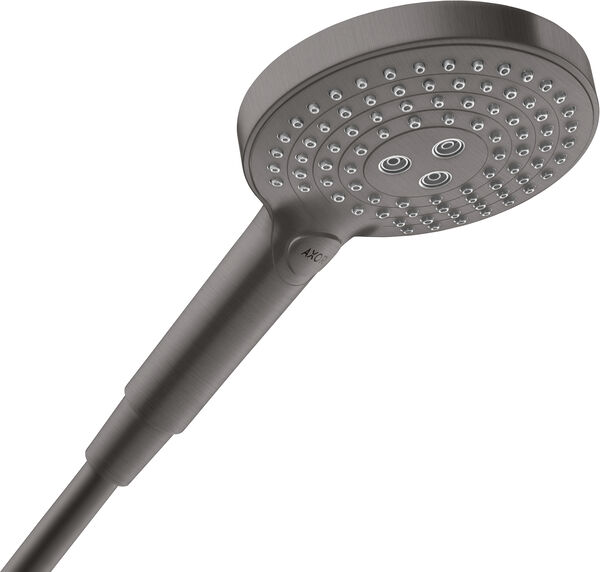Douche &agrave; main Axor Shower Solutions 120 3-jet EcoSmart Brushed black chrome image number 0