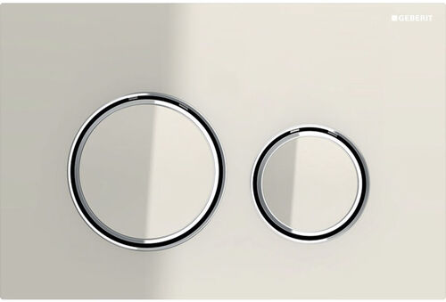 Placca di comando Geberit Sigma50 round Grigio sabbia