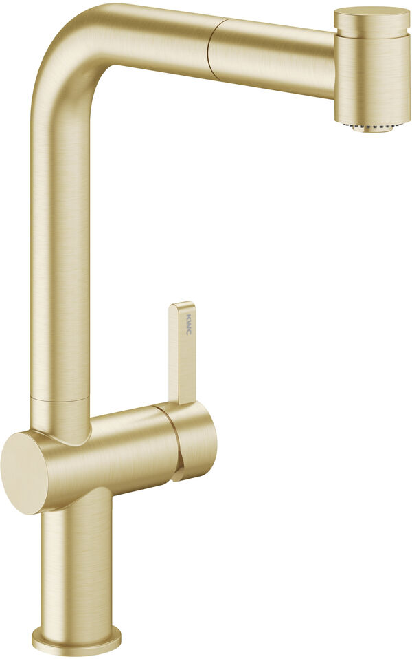 Miscelatore monocomando per lavello KWC Bevo E, bocca mobile, s 230 mm, 150&deg;, doccia estraibile, image number 0