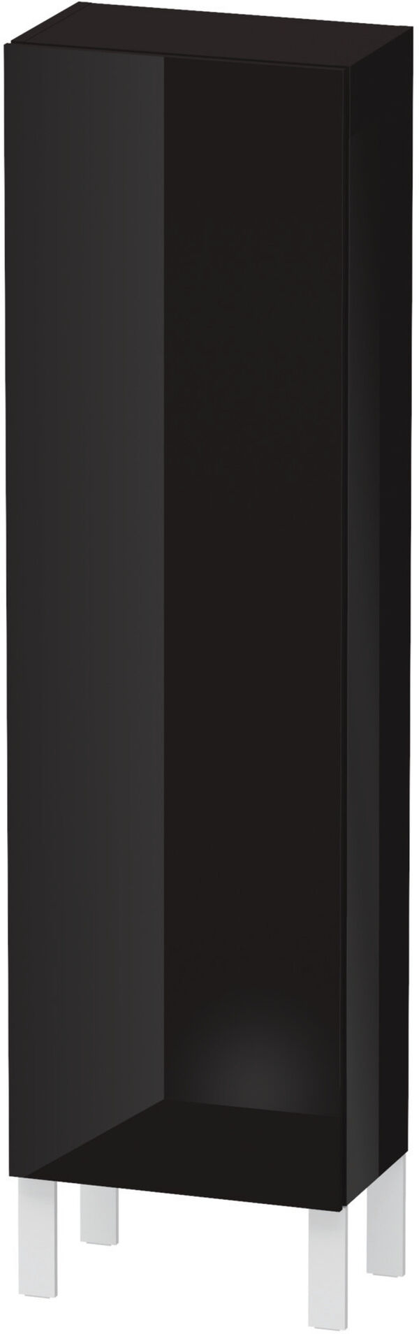 Seitenschrank L-Cube schwarz hochglanz image number 0