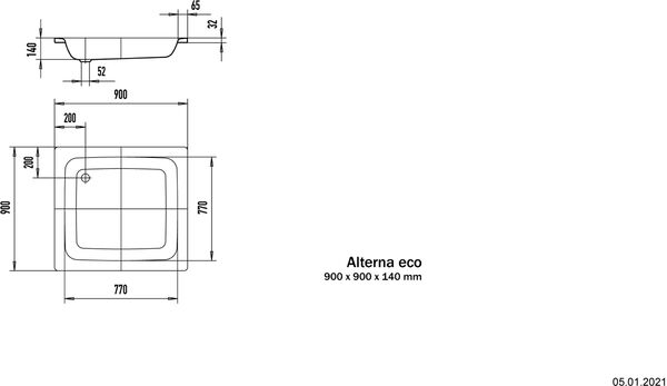 Duschenwanne Alterna primo weiss image number 1