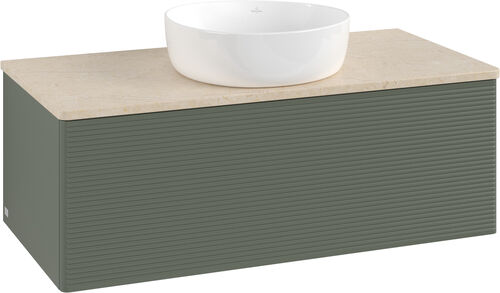 Waschtischm&ouml;bel Villeroy & Boch Antao Leaf green matt