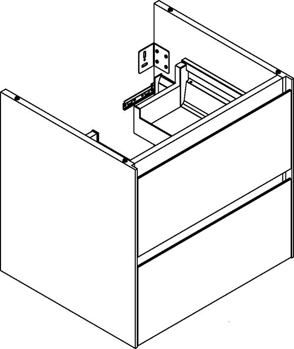 Meuble sous-lavabo Alterna zero S Tortona image number 0